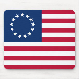 Alfombrilla De Ratón Bandera Americana Betsy Ross