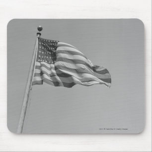Alfombrilla De Ratón Bandera americana en palo
