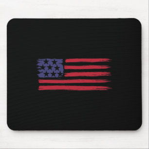 Alfombrilla De Ratón Bandera Americana Para Hombres Mujeres Niño Niña P