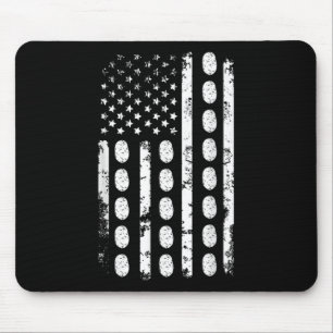 Alfombrilla De Ratón Bandera Americana Patata Comida Usa Patriotismo Pa