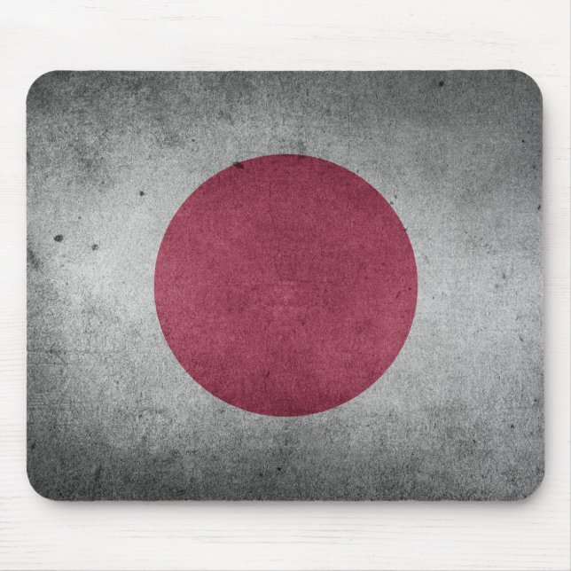 Alfombrilla De Ratón Bandera apenada vintage de Japón (Frente)
