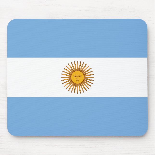Alfombrilla De Ratón Bandera argentina (Frente)