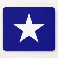 Bandera azul Bonnie con la almohadilla del ratón d