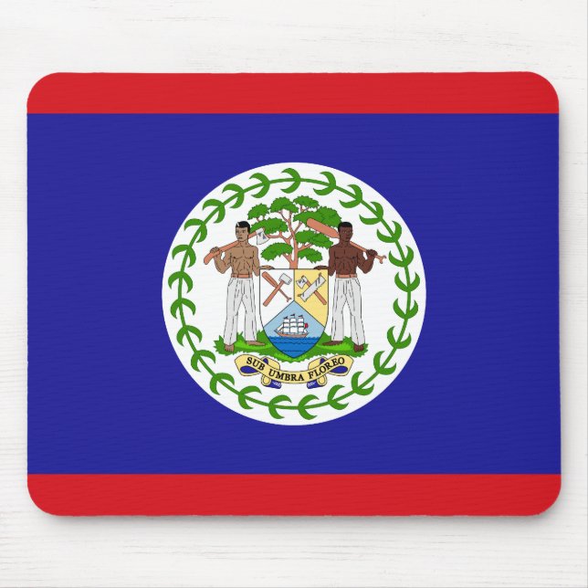 Alfombrilla De Ratón Bandera Beliceña (Frente)