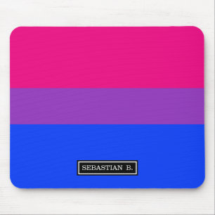 Alfombrilla De Ratón Bandera bisexual del orgullo