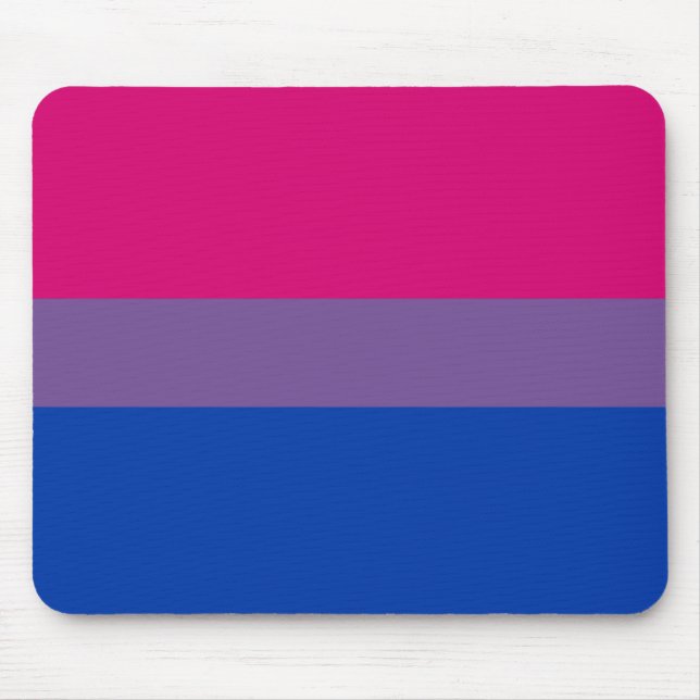 Alfombrilla De Ratón Bandera bisexual del orgullo (Frente)