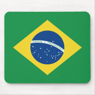 Alfombrilla De Ratón Bandera brasileña Mousepad