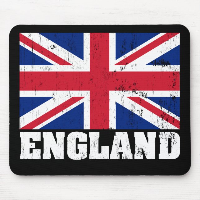 Alfombrilla De Ratón Bandera británica Mousepad de Union Jack (Frente)
