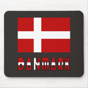 Alfombrilla De Ratón Bandera Danesa Danmark Dannebrog