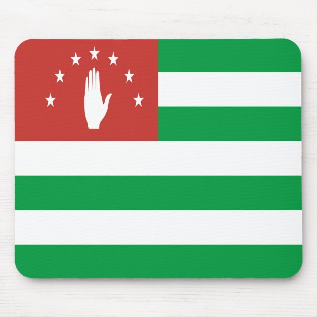 Alfombrilla De Ratón Bandera de Abjasia Patriótica (Frente)