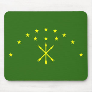 Alfombrilla De Ratón Bandera de Adygea Patriótica