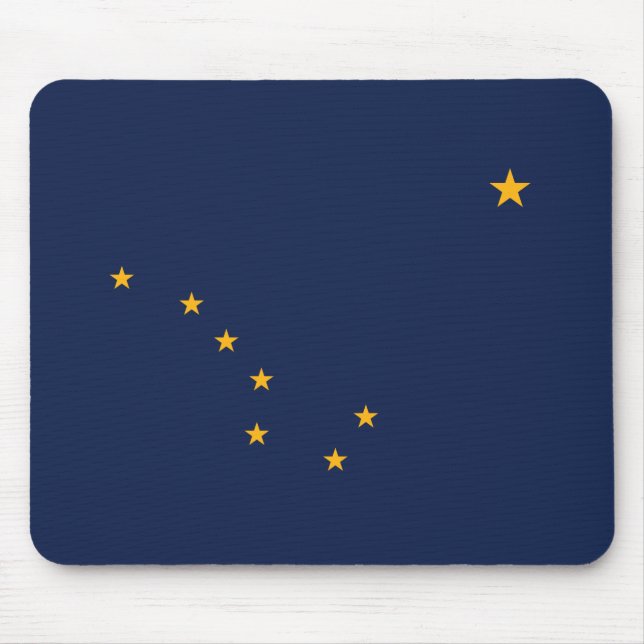 Alfombrilla De Ratón Bandera de Alaska (Frente)