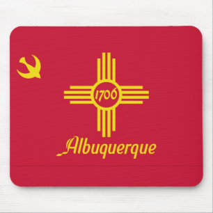 Alfombrilla De Ratón Bandera de Albuquerque, nueva almohadilla de ratón