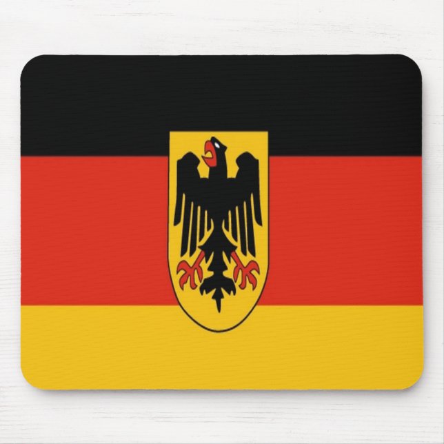 Alfombrilla De Ratón Bandera de Alemania (Frente)