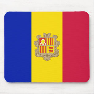 Alfombrilla De Ratón Bandera de Andorra