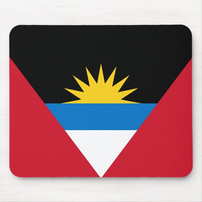 Alfombrilla De Ratón Bandera de Antigua y Barbuda (Frente)