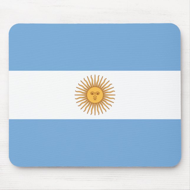 Alfombrilla De Ratón Bandera de Argentina (Frente)
