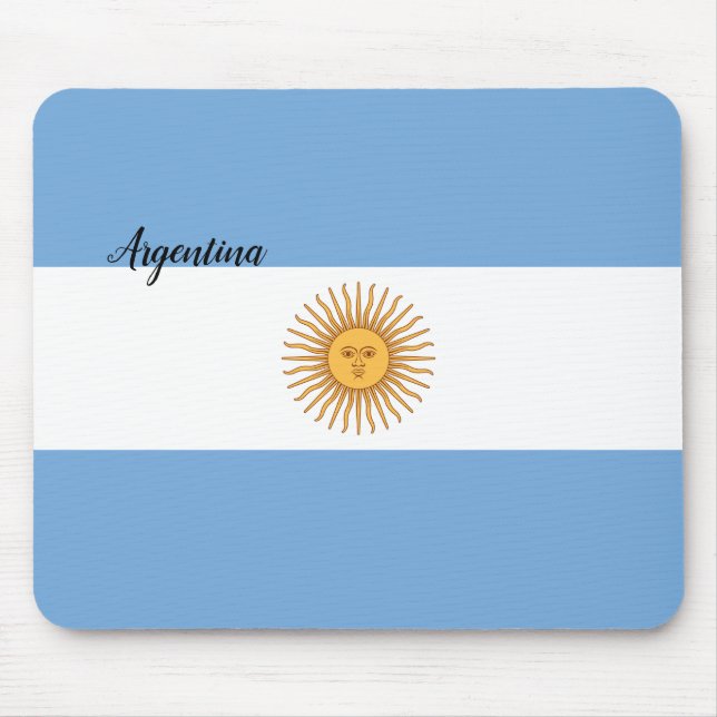 Alfombrilla De Ratón Bandera de Argentina (Frente)