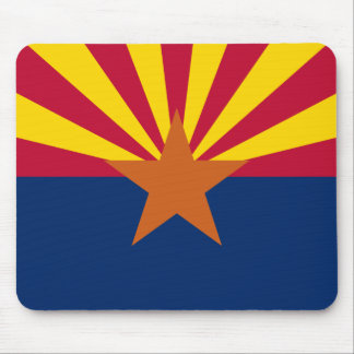 Alfombrilla De Ratón Bandera de Arizona: Estrella fija Sol, El Estado d