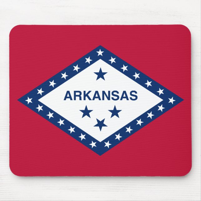 Alfombrilla De Ratón Bandera de Arkansas (Frente)