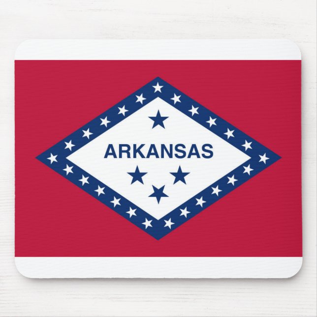Alfombrilla De Ratón Bandera de Arkansas (Frente)