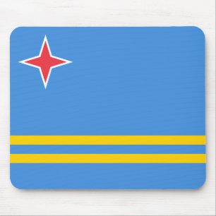 Alfombrilla De Ratón Bandera de Aruba Patriótica