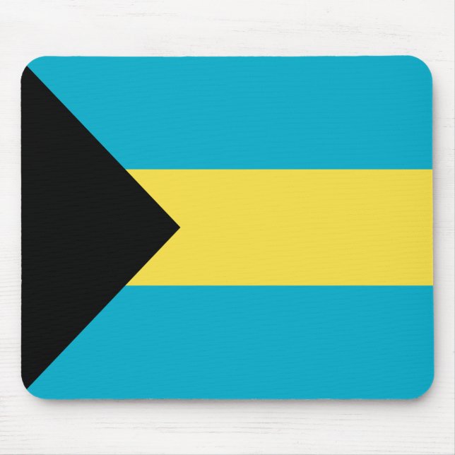 Alfombrilla De Ratón Bandera de Bahamas (Frente)