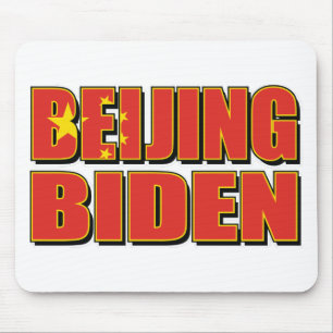 Alfombrilla De Ratón Bandera de Beijing-Biden-China.