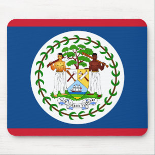 Alfombrilla De Ratón Bandera de Belice