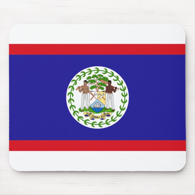 Alfombrilla De Ratón Bandera de Belice (Frente)