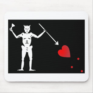 Alfombrilla De Ratón Bandera de BlackBeards (Edward enseña)