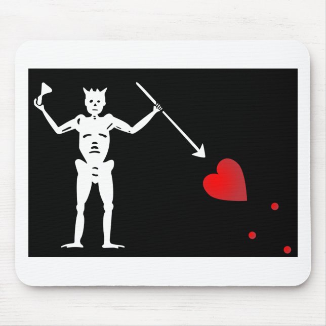 Alfombrilla De Ratón Bandera de BlackBeards (Edward enseña) (Frente)