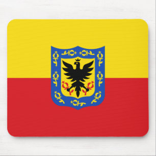 Alfombrilla De Ratón Bandera de Bogotá, almohadilla del ratón de Colomb