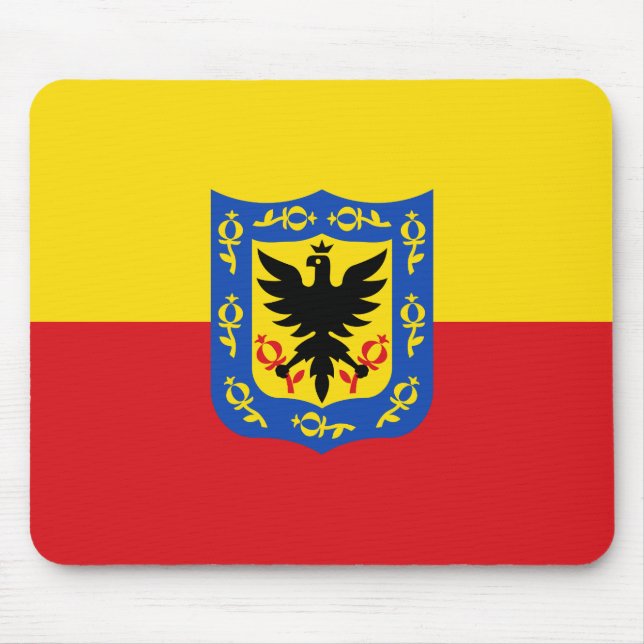 Alfombrilla De Ratón Bandera de Bogotá, almohadilla del ratón de Colomb (Frente)