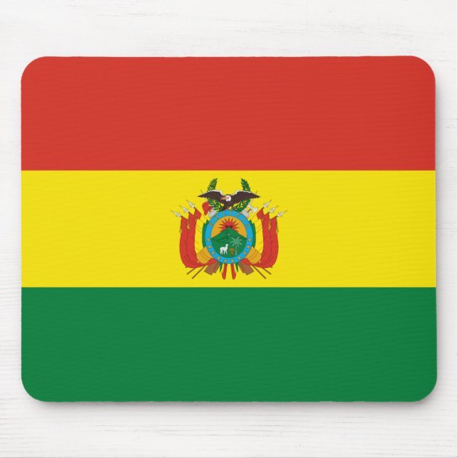 Alfombrilla De Ratón Bandera de Bolivia Patriótica (Frente)
