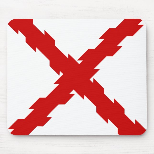 Alfombrilla De Ratón Bandera de Borgoña (Frente)