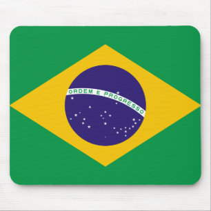 Alfombrilla De Ratón Bandera de Brasil