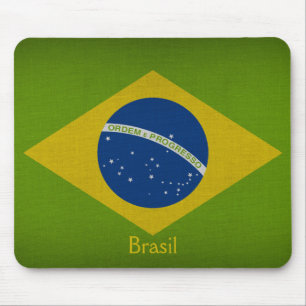 Alfombrilla De Ratón Bandera de Brasil