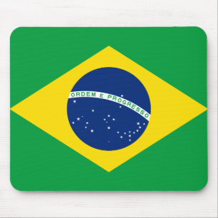 Alfombrilla De Ratón Bandera de Brasil (Brasil)