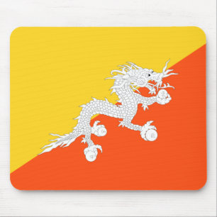 Alfombrilla De Ratón Bandera de Bután (Bután) (dragón trueno)