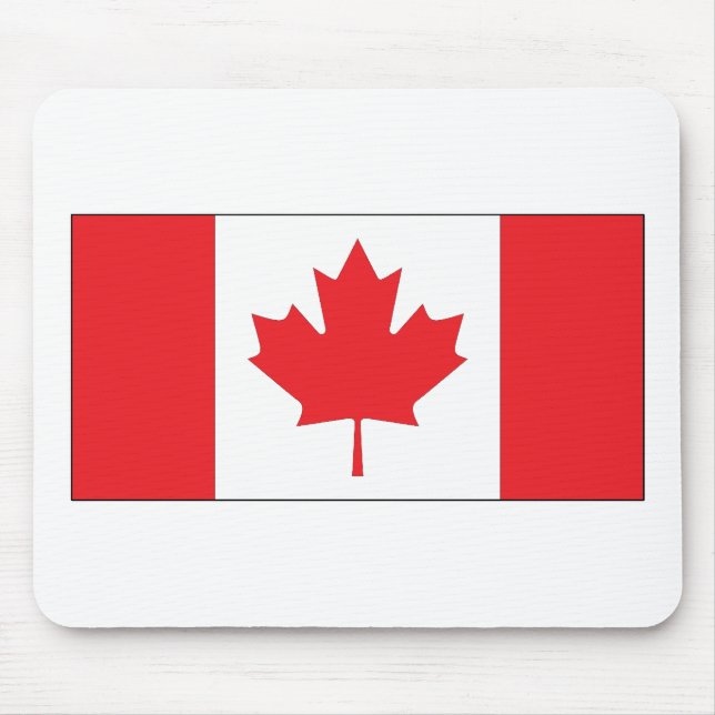 Alfombrilla De Ratón Bandera de Canadá (Frente)