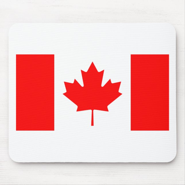 Alfombrilla De Ratón Bandera de Canadá (Frente)