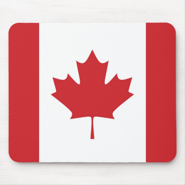 Alfombrilla De Ratón Bandera de Canadá (Frente)