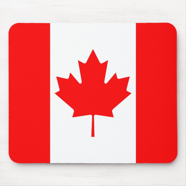 Alfombrilla De Ratón Bandera de Canadá (Frente)