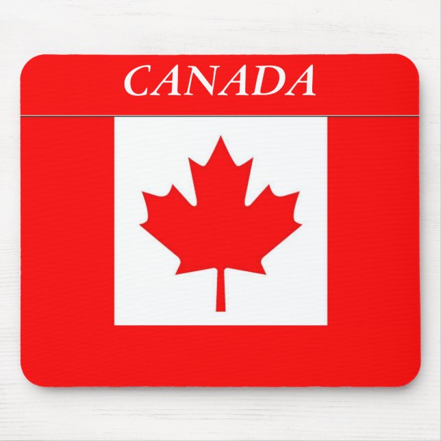 Alfombrilla De Ratón Bandera de Canadá (Frente)