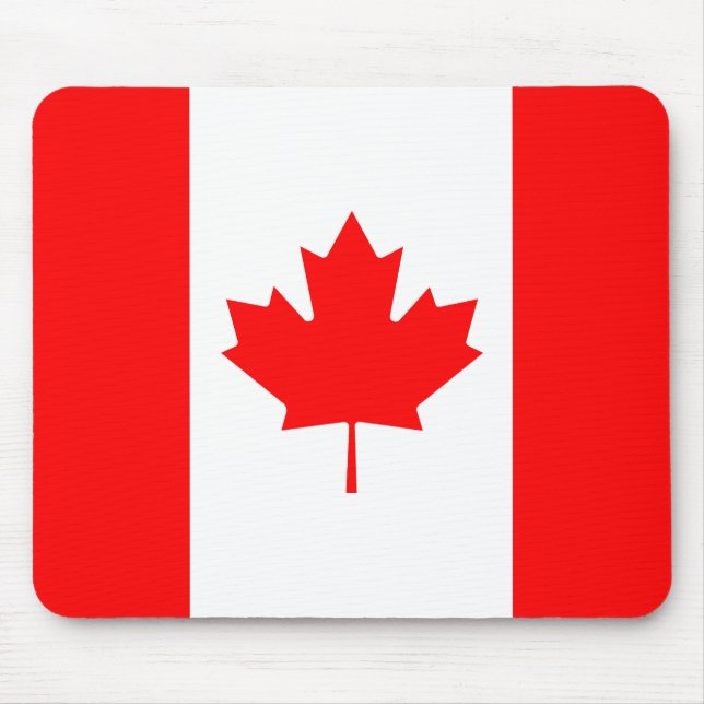 Alfombrilla De Ratón Bandera de Canadá (Frente)