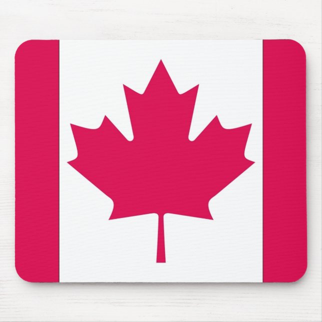 Alfombrilla De Ratón Bandera de Canadá (Frente)