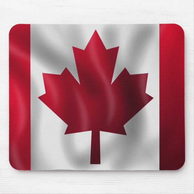 Alfombrilla De Ratón Bandera de Canadá (Frente)