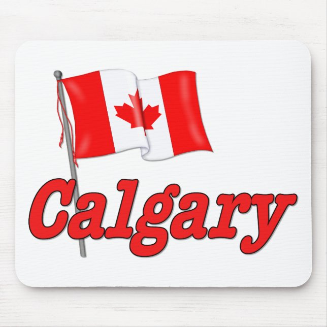 Alfombrilla De Ratón Bandera de Canadá - Calgary (Frente)