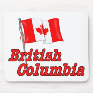 Alfombrilla De Ratón Bandera de Canadá - Columbia Británica